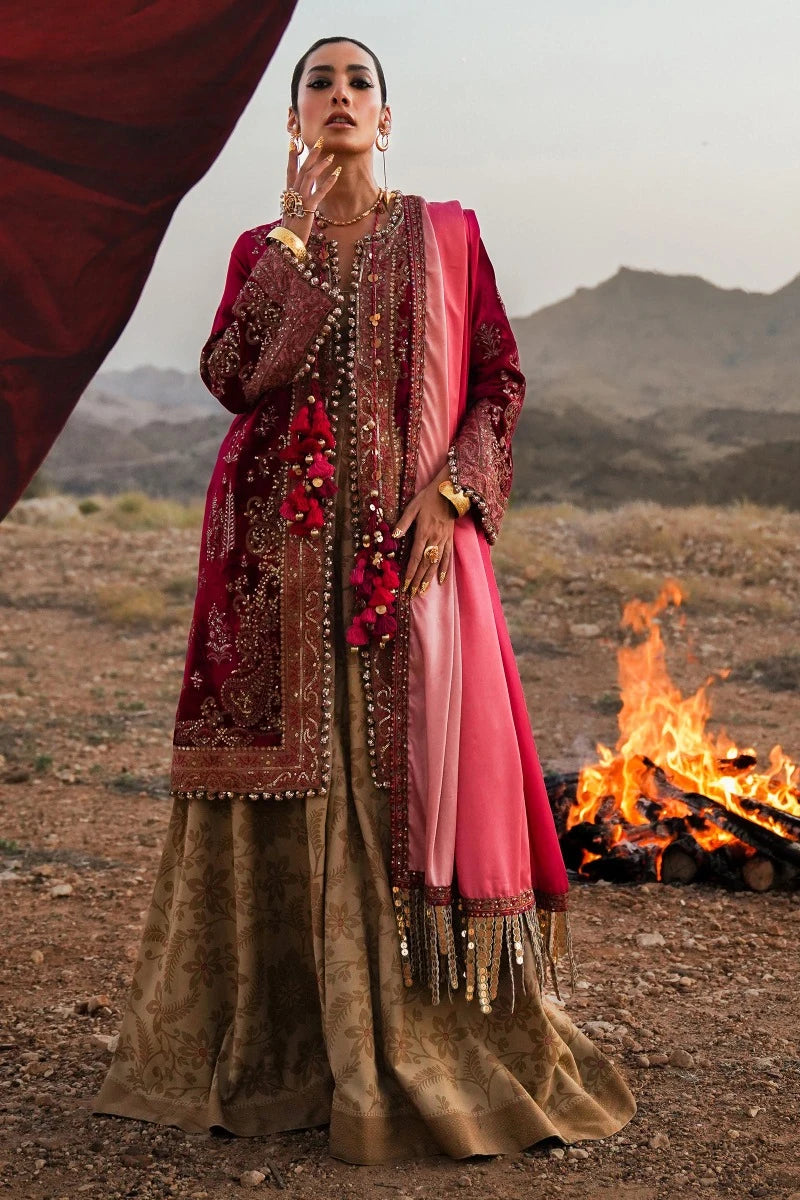 SANA SAFINAZ | UNSTITCHED 3 PIECE WINTER LUXURY SUIT